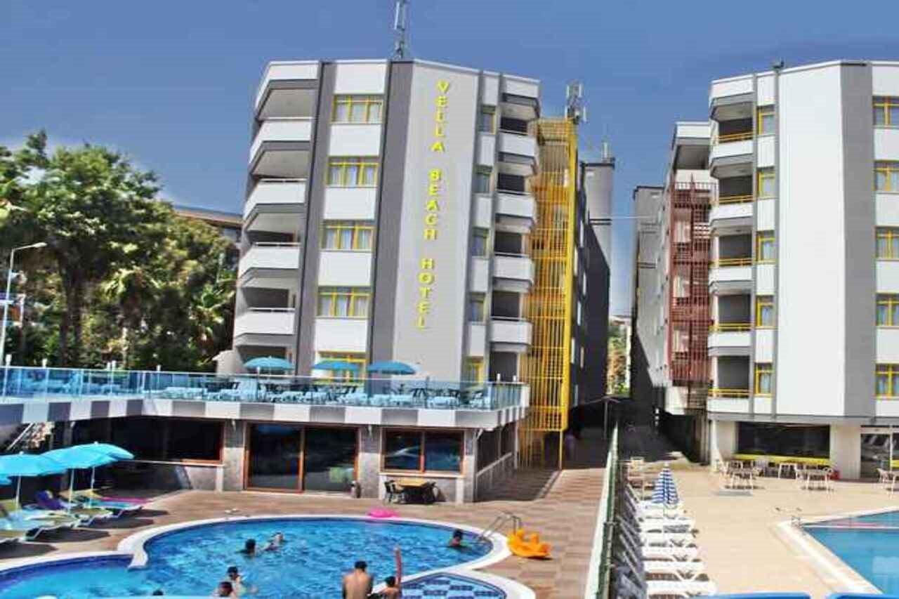 Vella Beach Hotel Tosmur Buitenkant foto