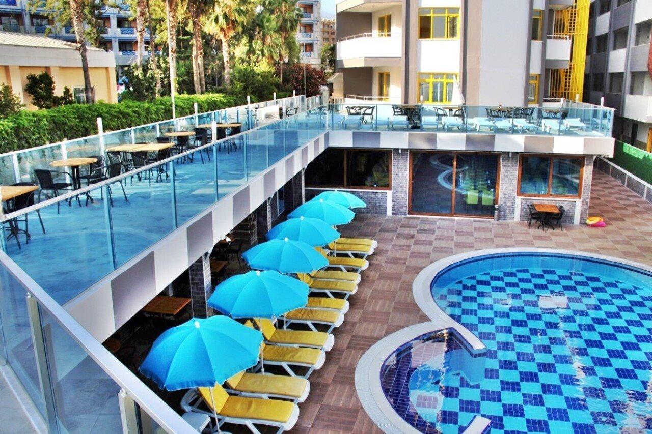 Vella Beach Hotel Tosmur Buitenkant foto