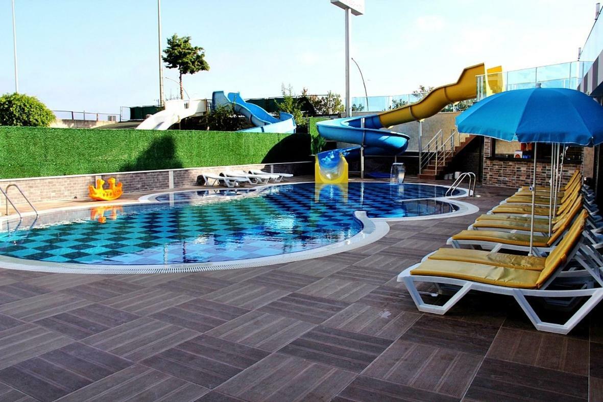 Vella Beach Hotel Tosmur Buitenkant foto